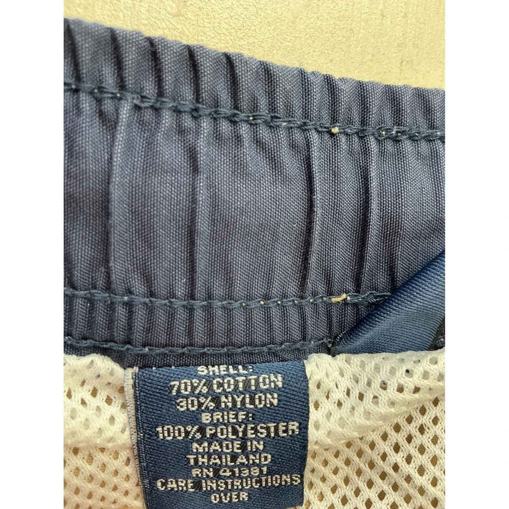 Polo Sport Ralph Lauren Mens XL Tan Khaki Swim Trunks Mesh Lined Pony Shorts